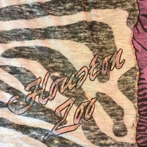 Houston Zoo Zebra Girl T-Shirt - Picture 4 of 5